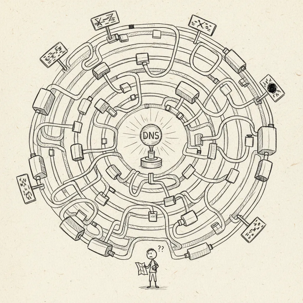 The DNS maze — navigating a multi-node network topology