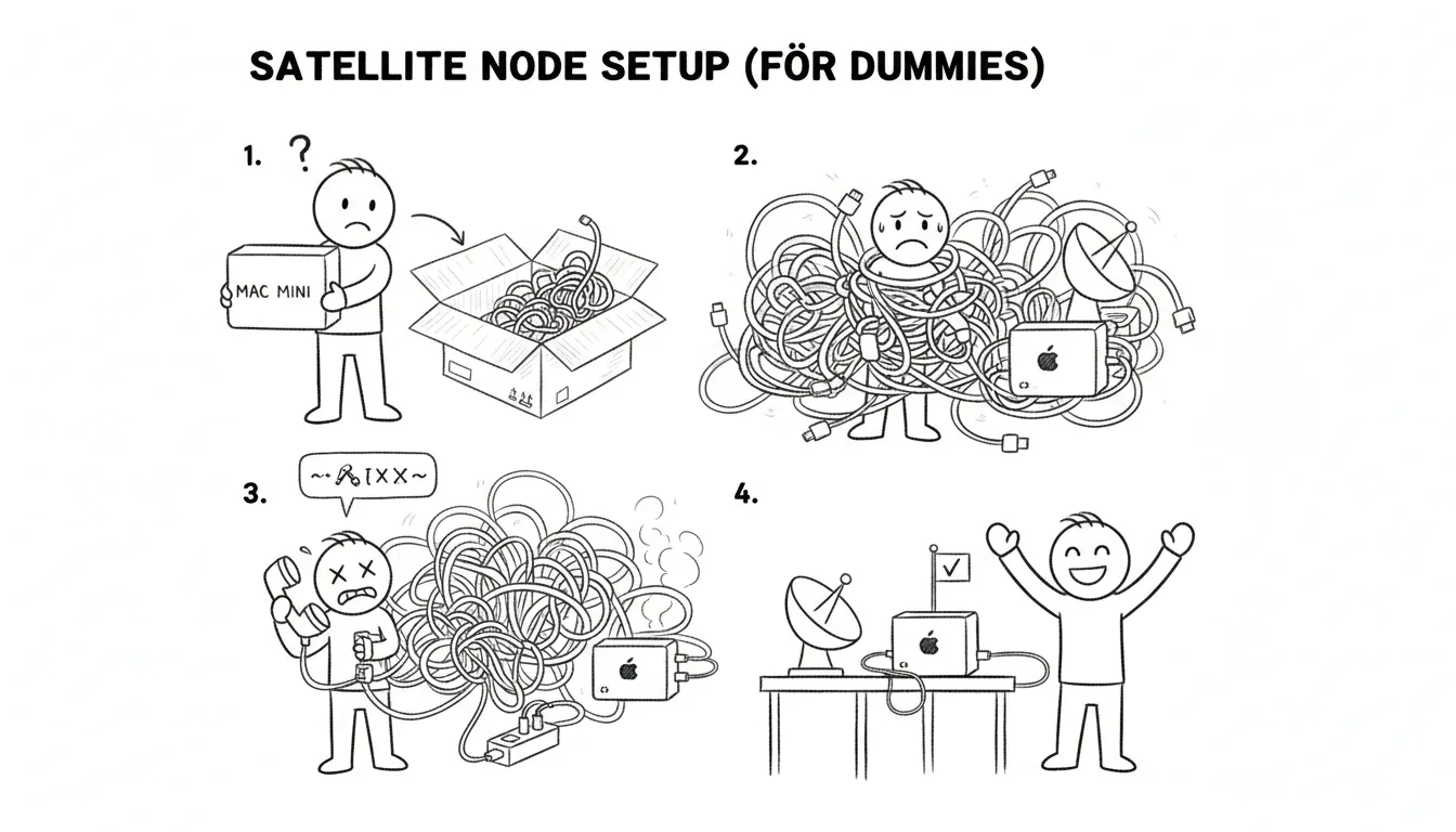 Satellite assembly — IKEA instructions for distributed systems