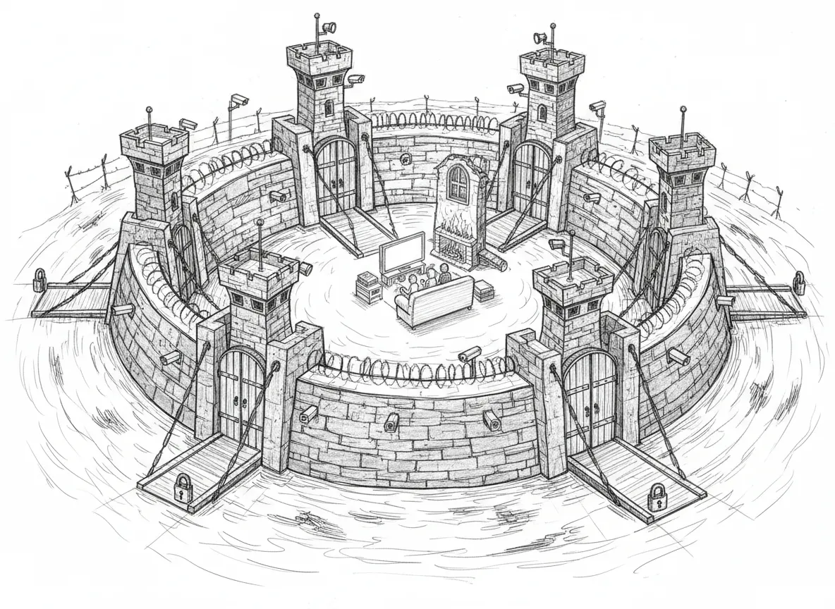 The security fortress — seven layers deep and counting